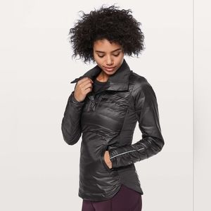 🖤 Lululemon Black Down For a Run Pullover II L 10